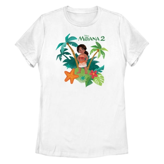 Women's Moana 2 Simea Portrait  Graphic T-Shirt