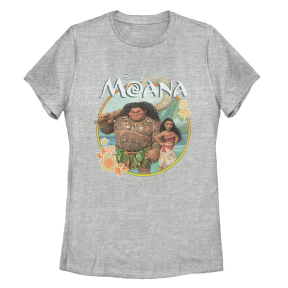Women's Moana & Maui Circle  Graphic T-Shirt