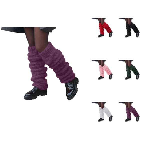 Women’s Mohair Knit Slouch Socks – Soft Skin-Friendly Fabric, Warm Thermal Compression Socks for Women, Trendy Knitted Leg Warmer Look for Winter Styling