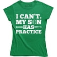 thumbnail image 1 of Women's Mom Sorry, I Can't My Kid Has Practice Baseball T-Shirt, 1 of 4