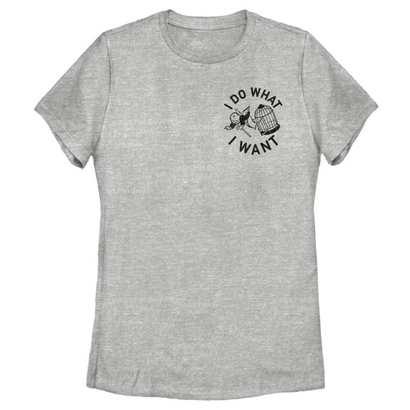 Women's Monopoly Do What I Want Escape  Graphic Tee Athletic Heather Small