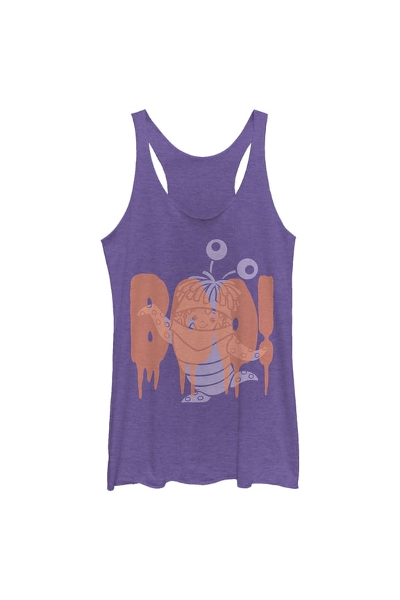 Women's Monsters Inc Halloween Boo Racerback Tank Top