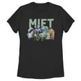 thumbnail image 1 of Women's Monsters at Work Meet the MIFT Crew  Graphic Tee Black Small, 1 of 4