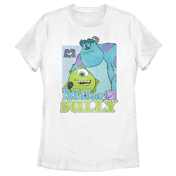 Women's Monsters at Work Mike & Sulley Best Friends Graphic Tee White 2X Large