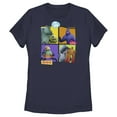 thumbnail image 1 of Women's Monsters at Work Monster MIFT Crew Graphic Tee Navy Blue Large, 1 of 4
