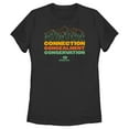 thumbnail image 1 of Women's Mossy Oak Connection Concealment Conservation Graphic Tee Black Large, 1 of 4