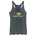 thumbnail image 1 of Women's Mossy Oak Green Classic Logo  Racerback Tank Top Navy Blue Heather Medium, 1 of 4