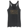 thumbnail image 1 of Women's Mossy Oak In the Woods Flag Racerback Tank Top Black Heather Medium, 1 of 4