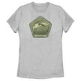 thumbnail image 1 of Women's Mossy Oak Mallard Green Badge  Graphic Tee Athletic Heather 2X Large, 1 of 4