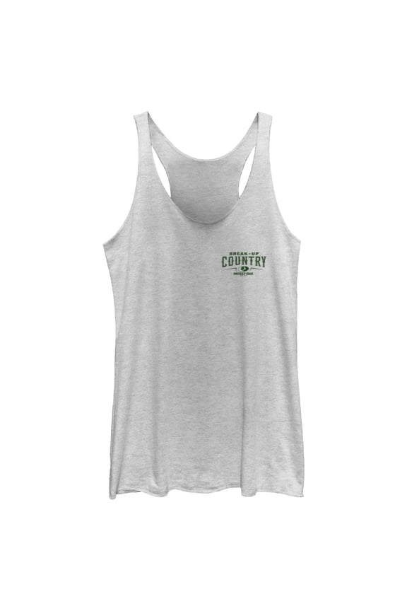 Women's Mossy Oak Small Break-Up Country Logo  Racerback Tank Top