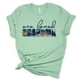 thumbnail image 1 of Women's Mother's Day One Loved Grandma Short Sleeve T-shirt Graphic Tee-Mint-6xl, 1 of 4