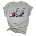 thumbnail image 1 of Women's Mother's Day One Loved Mama Short Sleeve T-shirt Graphic Tee-Sports Grey-xxl, 1 of 4