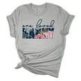 thumbnail image 1 of Women's Mother's Day One Loved Nanny Short Sleeve T-shirt Graphic Tee-Sports Grey-4xl, 1 of 4