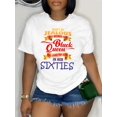 thumbnail image 1 of Women's Motivational Graphic Tee, Short Sleeve Crew Neck Casual T-Shirt, Queen Inspired Positive Message Summer Lightweight Everyday Top, 1 of 7