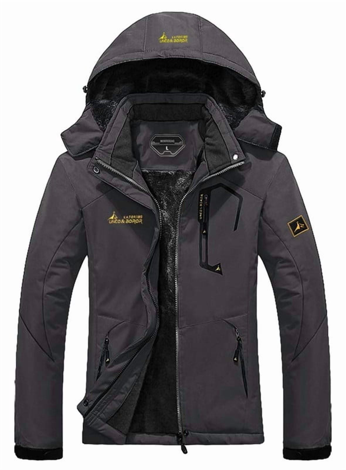 Womens Waterproof Coats With Hoods Winter Padded Jacket With Fur - View #9