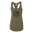 thumbnail image 1 of Women's Mountains Are Calling Ladies Fit Racerback Tank Top-Military Green-xxl, 1 of 4