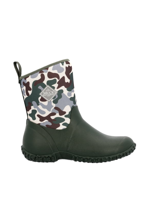 Muck Women's Muckster II Mid Rubber Boots Duck Camo 11B (Medium)