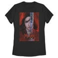 thumbnail image 1 of Women's Mulan Movie Poster  Graphic Tee Black Small, 1 of 3