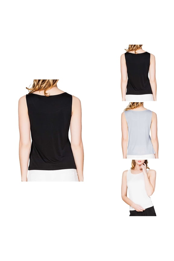 Women's Mulberry Silk Tank Tops, Real Silk Sleeveless Blouses, Summer Camisoles, Lightweight Breathable Shell T-Shirts