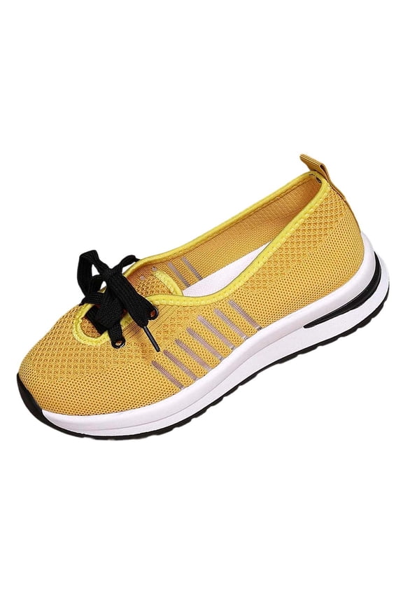 Women's Mules with Durable Sole for Indoor Outdoor Use Women's Fly Weaving Middle Elderly Weaving Mesh One Footsteps Lightweight Non Comfortable Walking Breathable Shoes