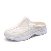 Women's Mules Sneakers – Slip-On Walking Shoes for Casual Comfort