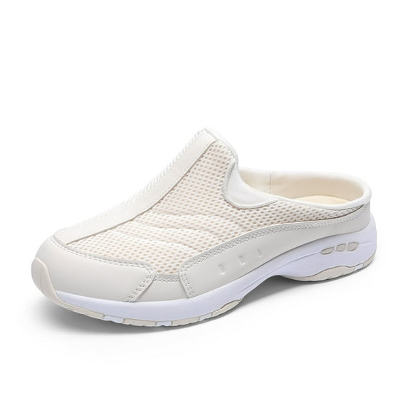 Women's Mules Sneakers – Slip-On Walking Shoes for Casual Comfort