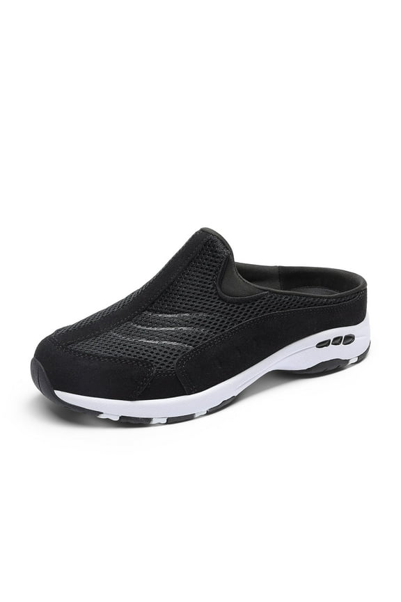 Women's Mules Sneakers – Slip-On Walking Shoes for Casual Comfort