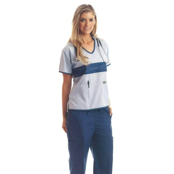 Women's Multi-Pocket Missy Fit Medical Scrubs