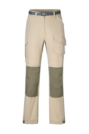 Women's Multi Pocket Work Cargo Pants, Stretch Lightweight Outdoor Hiking Pants Khaki XL