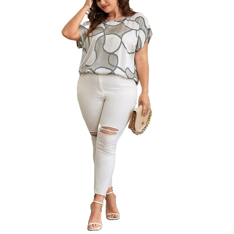 Plus size blouses walmart cheap
