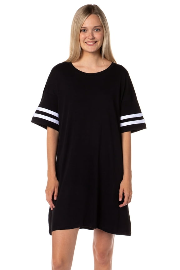 Women's Multiple Colors Available Nightgown Pajama Shirt Dress For Adults