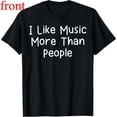 thumbnail image 1 of Women's Music Graphic Cotton T Shirt Comfortable Short Sleeve Round Neck Top Black S-5XL, 1 of 5