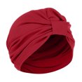 thumbnail image 1 of Women's Turban Bonnet Head Wrap Scarf - Elastic Baseball Cap Style, Lightweight Stretch Fabric, One Size Fits Most, 1 of 3