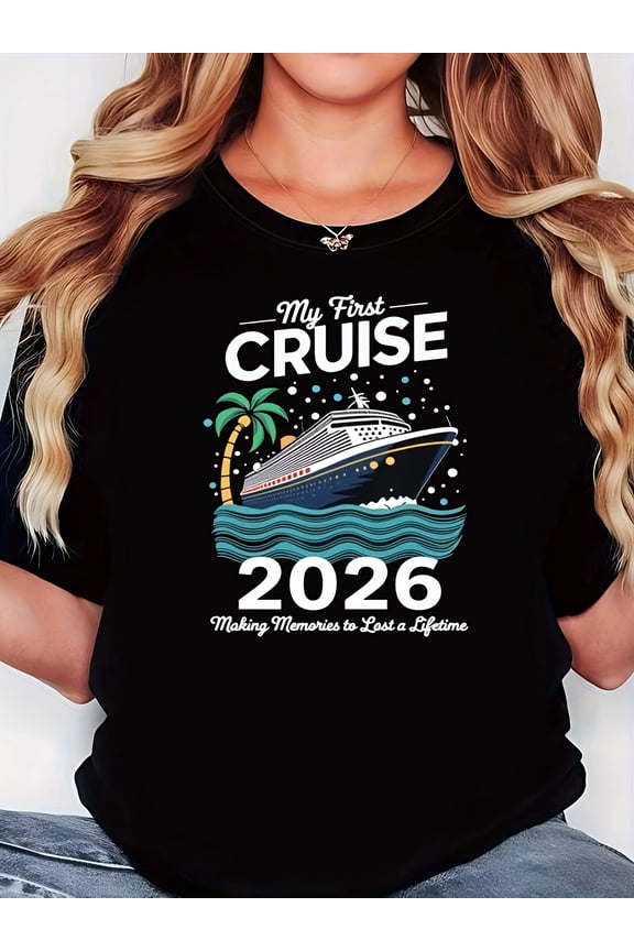 Women's My First Cruise 2026 Graphic T-Shirt