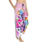 CPFUYMI Women's My Lit-tle Pony Pajama Pants Pjs Bottoms with Pockets Sleep Lounge Pants