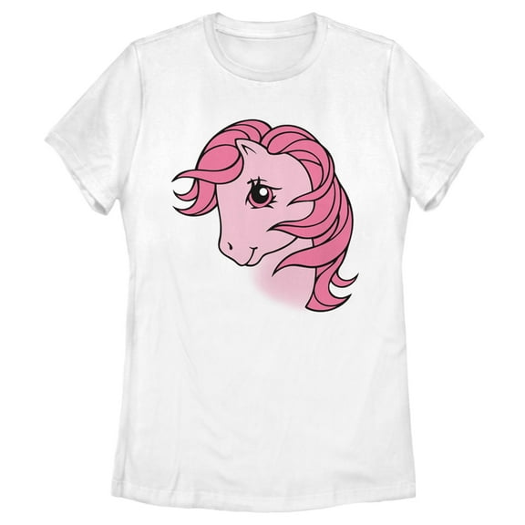 Women's My Little Pony Cotton Candy Portrait  Graphic Tee White X Large