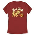thumbnail image 1 of Women's My Little Pony: Friendship is Magic Applejack Feast Mode  Graphic Tee Red Medium, 1 of 4