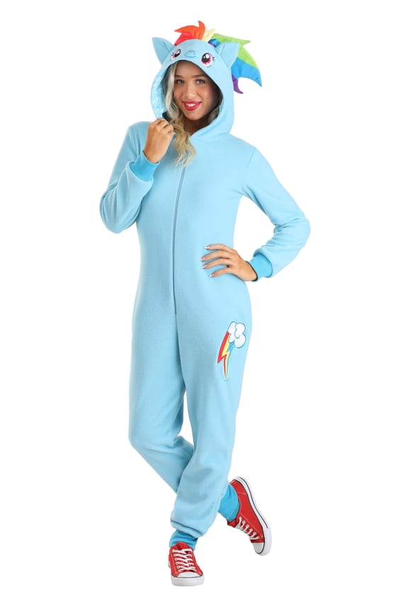Women's My Little Pony Rainbow Dash Union Suit Costume