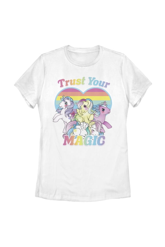 Women's My Little Pony Trust Your Magic Graphic Tee White 2X Large