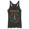 thumbnail image 1 of Women's NASA Eagle Has Landed  Racerback Tank Top Black Heather X Small, 1 of 3