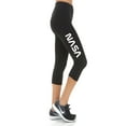 thumbnail image 1 of Women's NASA Letter Printed Cropped CAPRI Leggings - Regular PLUS and 3X5X, 1 of 3