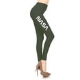 thumbnail image 1 of Women's NASA Letter Printed Leggings for Regular PLUS 3X5X, 1 of 3