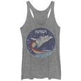thumbnail image 1 of Women's NASA Space Rocket  Racerback Tank Top Gray Heather Medium, 1 of 3