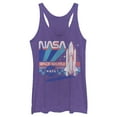 thumbnail image 1 of Women's NASA Space Shuttle Retro  Racerback Tank Top Purple Heather X Large, 1 of 3