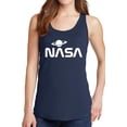 thumbnail image 1 of Women's NASA with Saturn Design Core Cotton Tank Tops -XS~4XL, 1 of 2