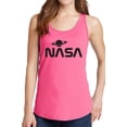 thumbnail image 1 of Women's NASA with Saturn Design Core Cotton Tank Tops -XS~4XL, 1 of 2