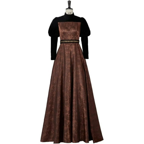 Women’s Nadja Style Dress Victorian Gothic Inspired Elegant Long Gown with Timeless Appeal