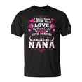 thumbnail image 1 of Women's Nana Heart Graphic T-Shirt Retro Grandmother Gift Apparel Casual Short Sleeve Cotton Tee, 1 of 6
