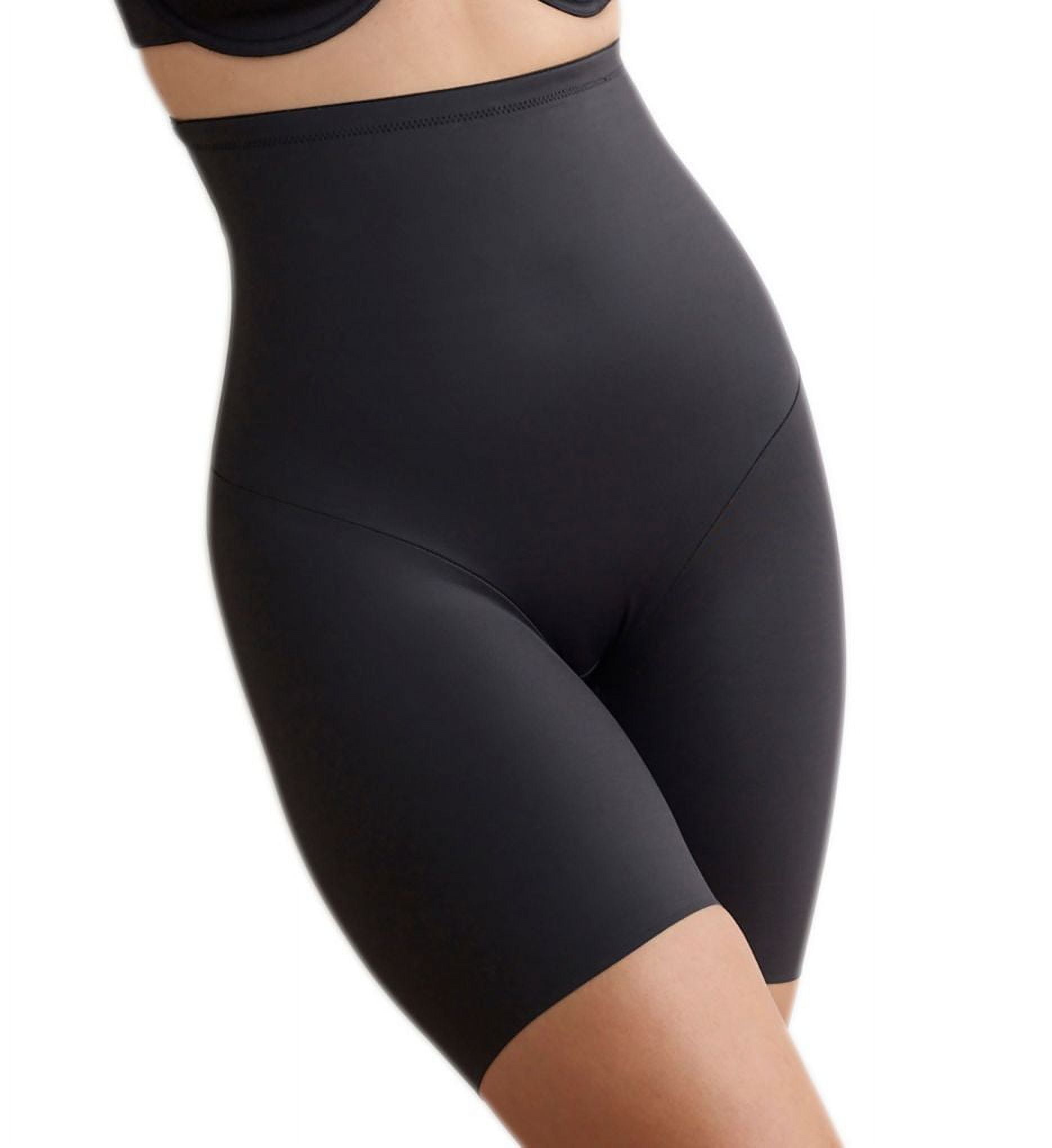 Naomi Mid Thigh Bodysuit Strapless Faja with Butt Lift, Black - Bras