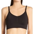 thumbnail image 1 of Women's Naomi & Nicole 7509 No Side Show Cropped Cami Bra (Black XL), 1 of 4